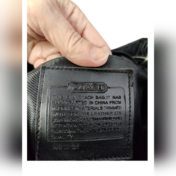 Women’s Signature Coach mini backpack & zipper case - Picture 6 of 7